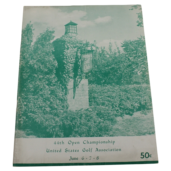 1940 US Open Championship at Canterbury Golf Club Official Program
