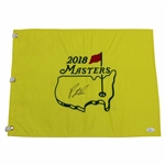 Patrick Reed Signed 2018 Masters Embroidered Flag JSA #DD50841