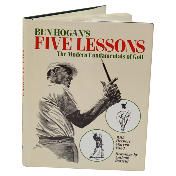 Ben Hogan Signed 1985 Ben Hogans Five Lessons: The Fundamentals of Golf Book JSA ALOA