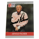 Arnold Palmer Signed 1990 Senior PGA Tour Pro-Set Card JSA ALOA