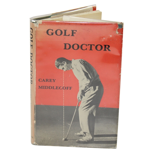Carey Middlecoff Signed 1952 Golf Doctor Book JSA ALOA
