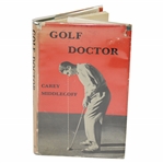 Carey Middlecoff Signed 1952 Golf Doctor Book JSA ALOA