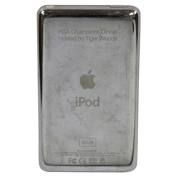 2007 Tiger Woods PGA Champions Dinner iPod Gift - Hosted by Tiger Woods