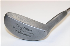 Gary Player's Personal Used Gary Player Black Knight Model 'Shakespeare' Putter with Provenance Letter