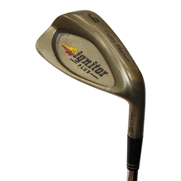 Gary Players Personal Used Gary Player Ignitor Plus 9 Iron with Provenance Letter