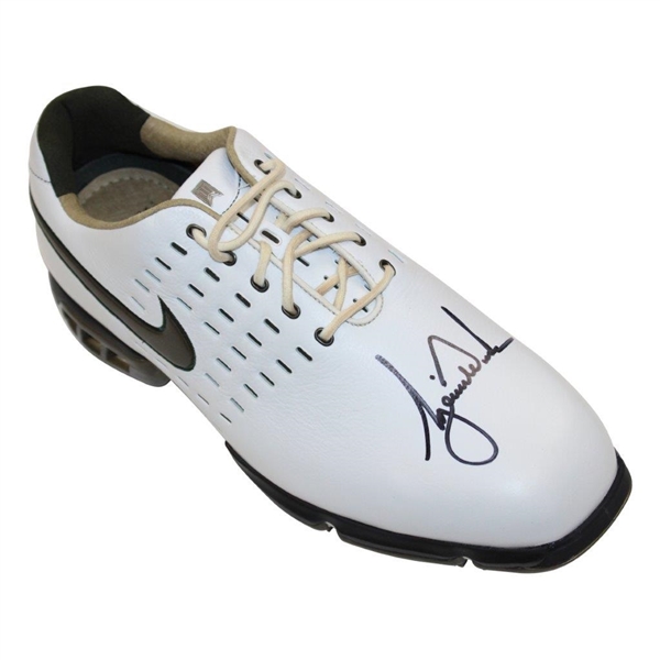 Tiger Woods Signed Ltd Ed out of 8 Nike Golf Shoe in Original Bag & Box with COA Letter JSA ALOA