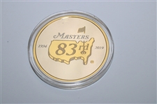 2019 Masters Tournament Ltd Ed 'Amen Corner' Coin #463/500 in Original Box with Certificate