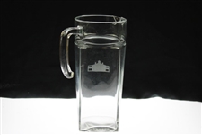 Augusta National Clubhouse Pitcher with Four (4) Clubhouse Drinking Glasses 