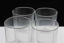 Augusta National Clubhouse Pitcher with Four (4) Clubhouse Drinking Glasses 