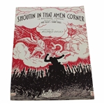 Vintage Shoutin In That Amen Corner Rhythmic Sermon Music Sheet Music Booklet