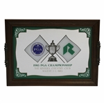 Champion Hal Suttons 1983 PGA Championship at Riviera Country Club Mirror Wannamaker Trophy Tray