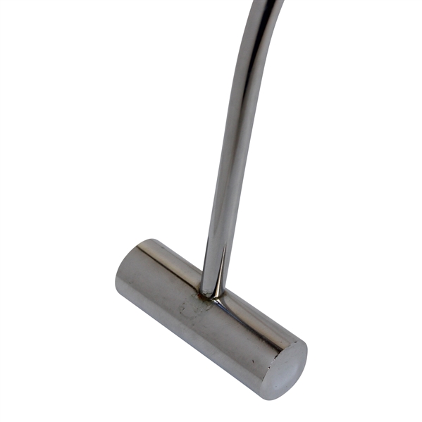 Circa 1980s Unique Chromed Head & Shaft Rolling Pin Head Putter 