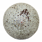 Vintage Spalding White Bramble Pat April 11, 99 Golf Ball