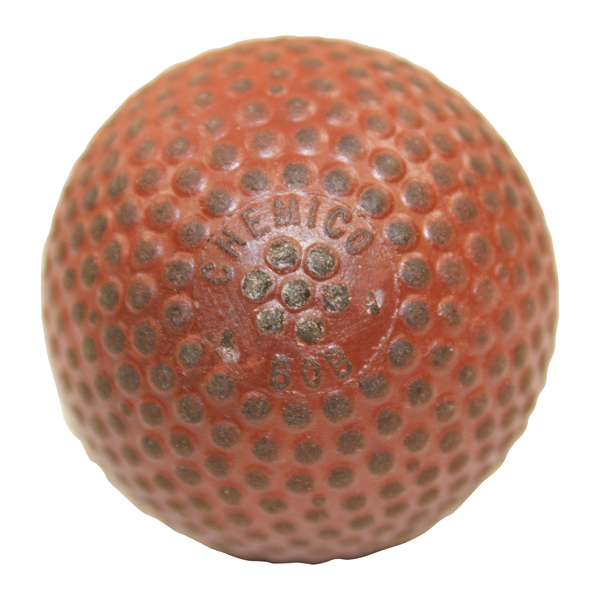 Circa 1913 Chemico Bob Red Bramble Golf Ball