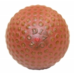 Circa 1906 Martins Zodiac Red Bramble Golf Ball