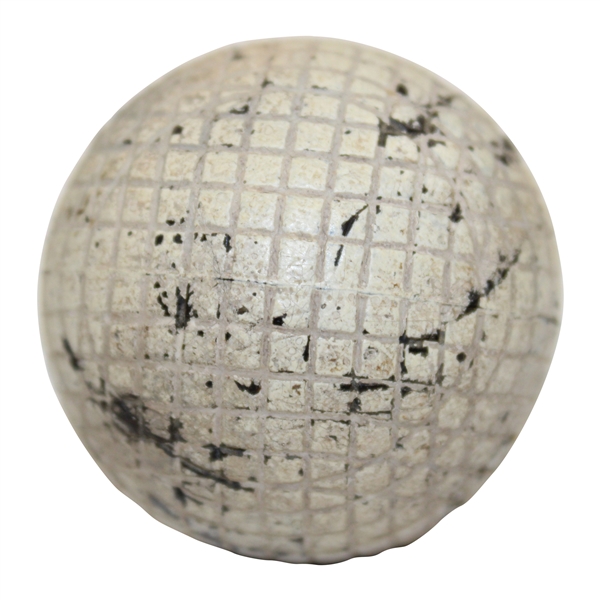 Vintage Line Cut Gutta Percha Golf Ball