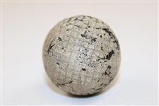 Vintage Line Cut Gutta Percha Golf Ball