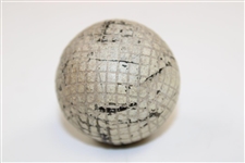 Vintage Line Cut Gutta Percha Golf Ball