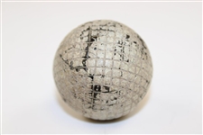 Vintage Line Cut Gutta Percha Golf Ball