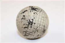 Vintage Line Cut Gutta Percha Golf Ball