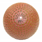 Circa 1910 Spalding No 1 Red Bramble Golf Ball