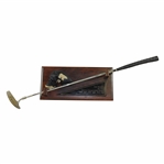 Jack Nicklaus Signed Nicklaus GB-86 Putter with Six-Time Masters Winner Plaque Display