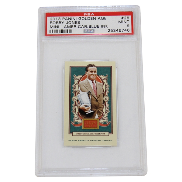 Bobby Jones 2013 Panini Golden Age Card #26 PSA Slabbed & Graded 9 MINT 25346746
