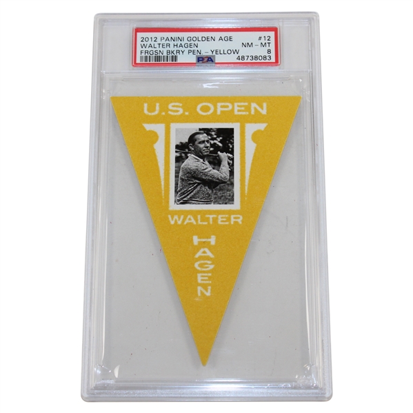 Walter Hagen 2012 Ferguson Bakery Pennant Card #12 PSA Slabbed & Graded 8 NM-MT 48738083