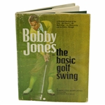 1969 Bobby Jones on the Basic Golf Swing First Edition Book - Illustrated by Anthony Ravielli