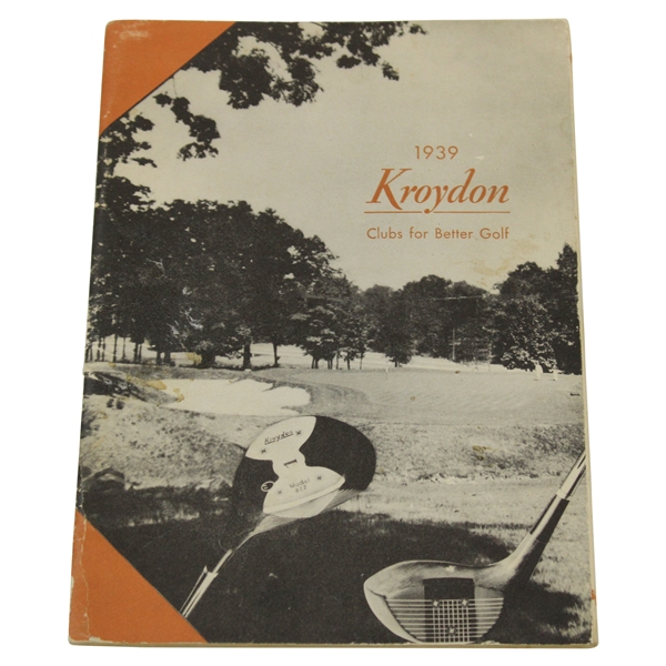 1939 Kroydon Products Clubs for Better Golf Catalog