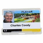 Charles Coodys 2012 Masters Tournament Player ID Badge #17
