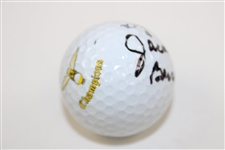 Jack Burke Signed Champions Club TC2 Tour Logo Golf Ball JSA ALOA