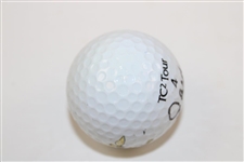 Jack Burke Signed Champions Club TC2 Tour Logo Golf Ball JSA ALOA
