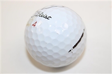 Ernie Els Signed Personal Match Used Titleist Golf Ball JSA ALOA