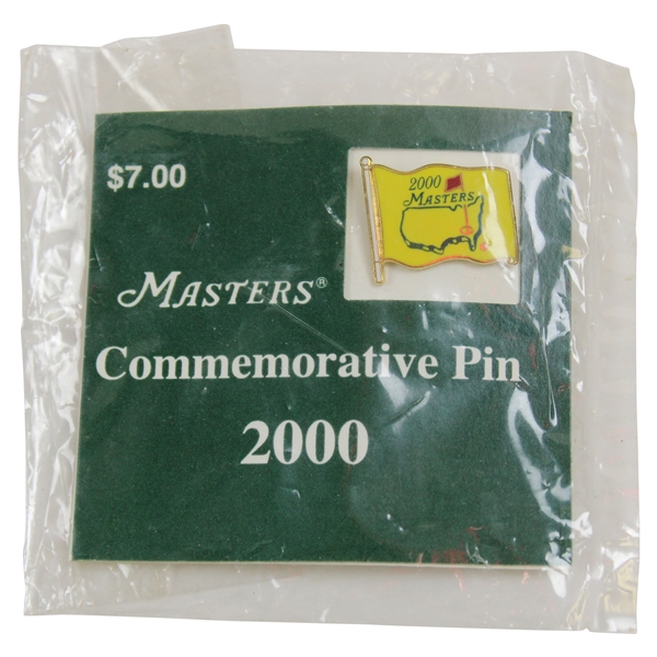 2000 Masters Tournament Commemorative Pin - Sealed & Unopened