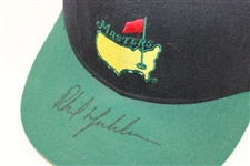 Early Phil Mickelson Signed 1995 Masters Green & Black Logo Fitted Hat - Size 7 3/8 JSA ALOA