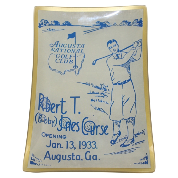 Masters Robert T. (Bobby) Jones 1933 Course Opening Commemorative Candy Tray/Dish