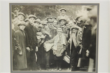 Francis Ouimet Signed & Inscribed Photo This is the Boy who won the 1913 Open - Framed JSA FULL BB85629