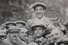 Francis Ouimet Signed & Inscribed Photo This is the Boy who won the 1913 Open - Framed JSA FULL BB85629