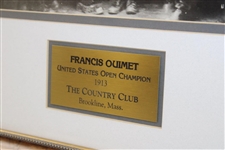Francis Ouimet Signed & Inscribed Photo This is the Boy who won the 1913 Open - Framed JSA FULL BB85629