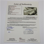 Francis Ouimet Signed & Inscribed Photo This is the Boy who won the 1913 Open - Framed JSA FULL BB85629
