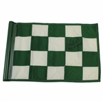 Tom Kite Signed Pebble Beach Green/White Course Flag with 1992 US Open Inscription JSA ALOA