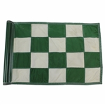 Pebble Beach Green/White Checkered Course Flag