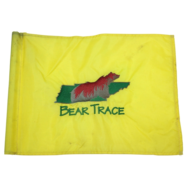 Bear Trace Course Flown Embroidered Yellow Flag - Jack Nicklaus Design
