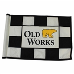 Jack Nicklaus Golden Bear Old Works Golf Course Flown Black & White Checkered Flag