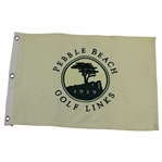 Pebble Beach Golf Links Embroidered Cream Colored Flag