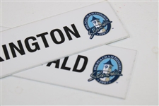 2007 PGA Championship at Southern Hills Locker Name Plates - Dow Finsterwald & Steve Elkington