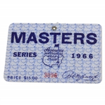 1966 Masters Tournament SERIES Badge #3896 - Jack Nicklais Winner