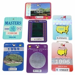 1989, 1994-1996, & 1998-2000 Masters Tournament SERIES Badges