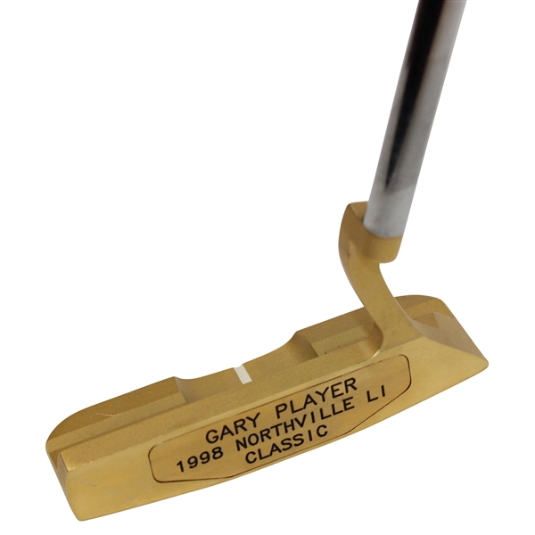 Gary Player 1998 Northville LI Classic Winner Bobby Grace Gold Plated Putter